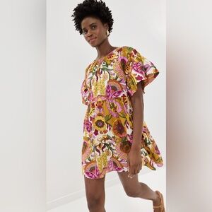 MISA LOS ANGELES mabel dress in floral corsica multi size‎ large